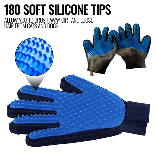 Dog Grooming Gloves for Shedding