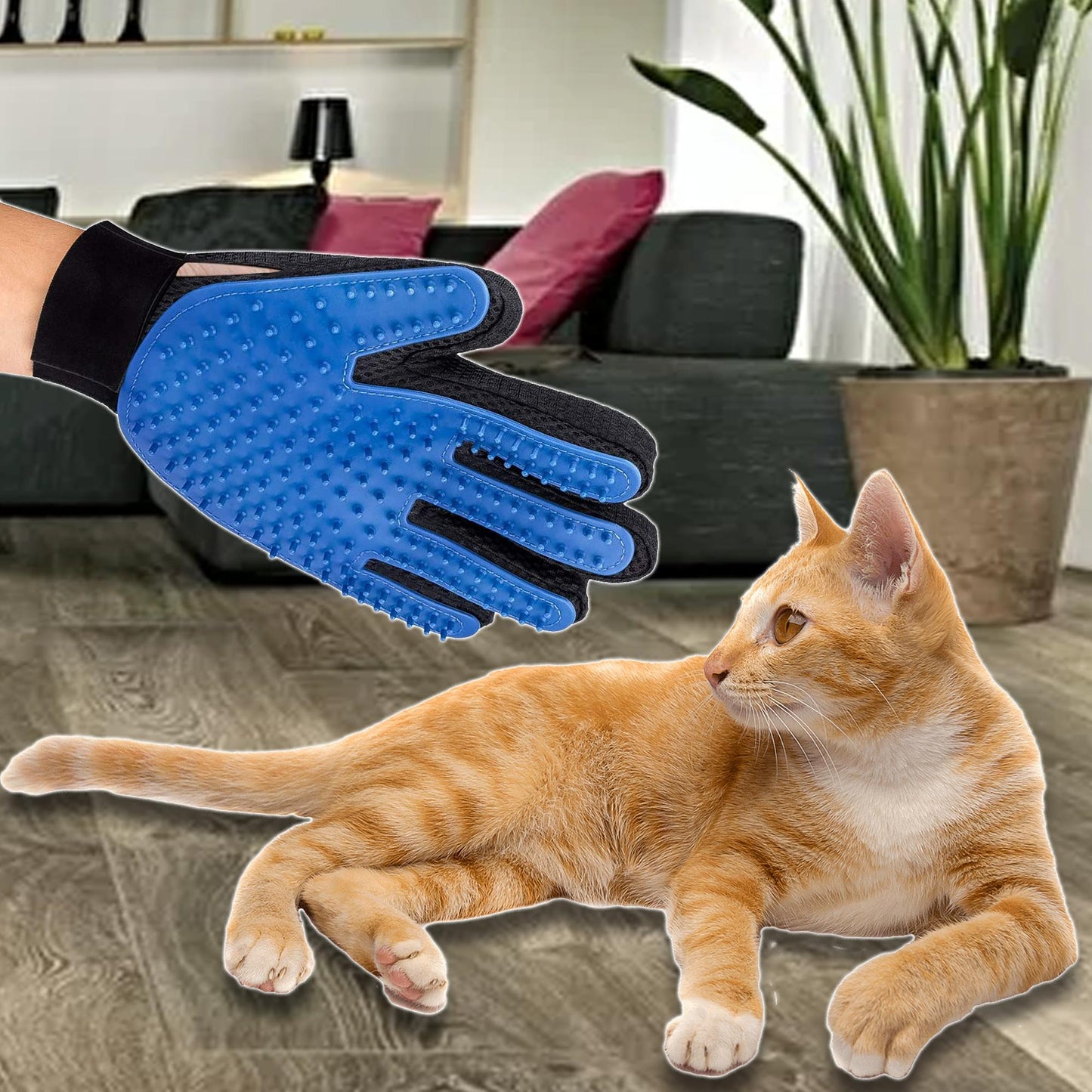 Dog Grooming Gloves for Shedding