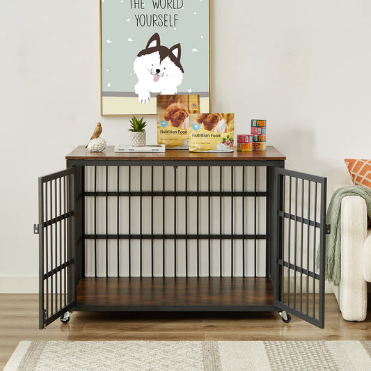 Modern style dog crate