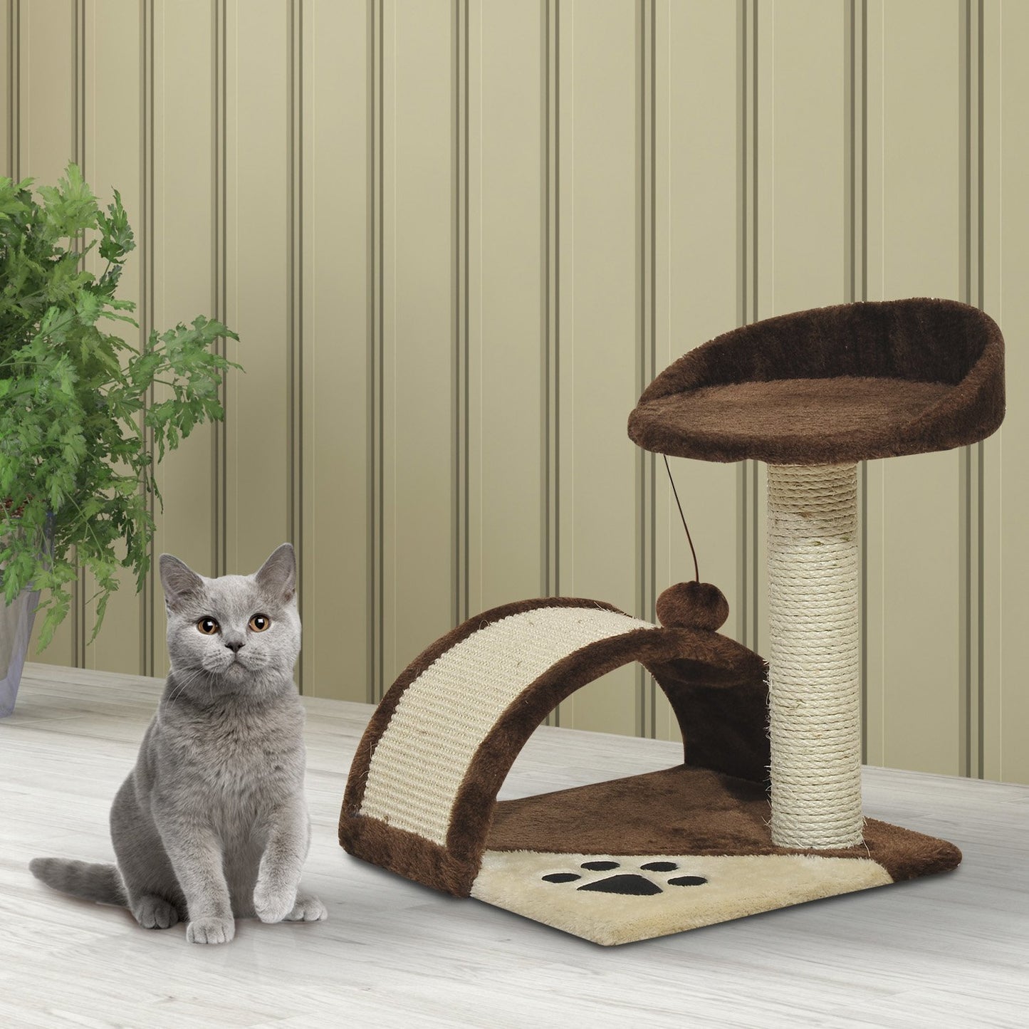 Cat Tree Bed With Scratcher